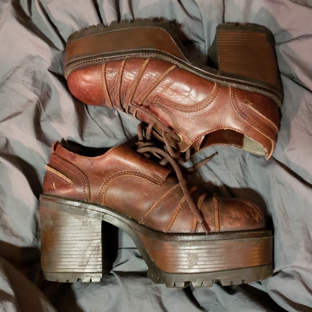 Chunky platform shoes